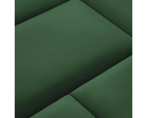 Gros plan de panneaux acoustiques verts pour mur et plafond