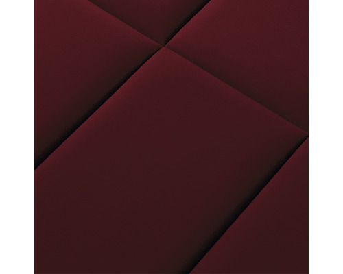 Gepolsterte Wandpaneele mit geometrischem Muster