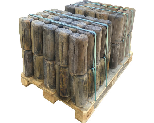 Palette de pavés en bois