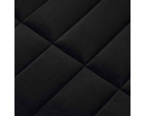 Detailaufnahme eines gesteppten Stoffes mit Rautenmuster