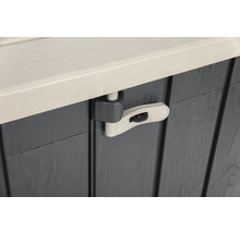 Detailansicht eines Gartenbox-Verschlusses
