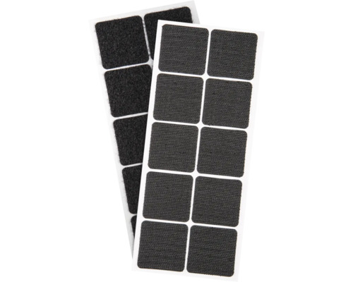 Zwei Bögen mit selbstklebenden, quadratischen Möbelgleitern