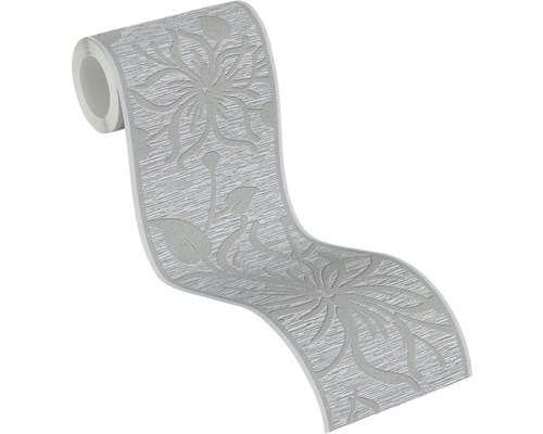 Bordure de papier peint à motif floral sur un rouleau