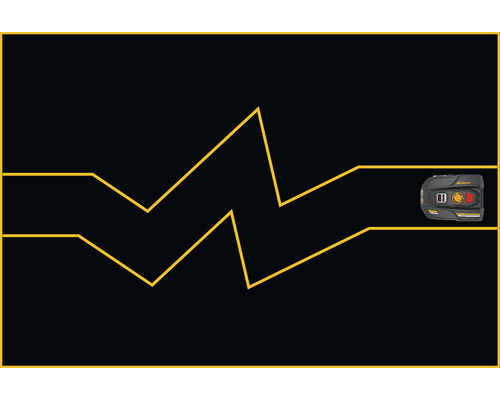 Niveau laser sur fond noir