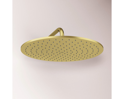 Douche de pluie dorée pour la salle de bain