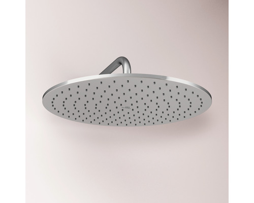 Pomme de douche de tête ronde en métal avec bras de douche