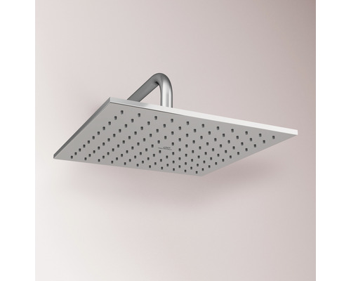 Pommeau de douche carré avec raccord