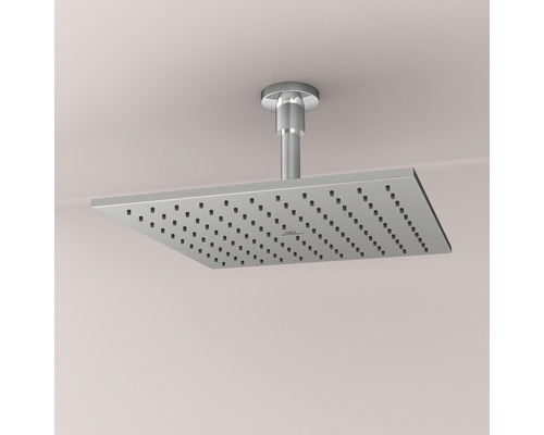 Pomme de douche de tête rectangulaire pour montage au plafond
