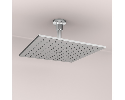 Pomme de douche de tête carrée pour montage au plafond