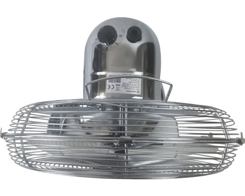 Ventilateur en métal avec grille de protection