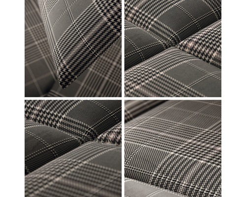 Gros plan d''un tissu à carreaux