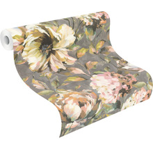 Tapetenrolle mit floralem Muster