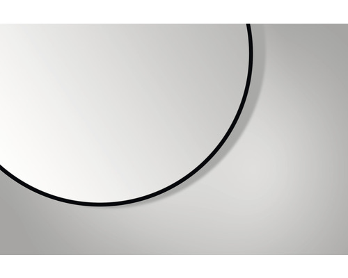 Miroir rond avec cadre fin