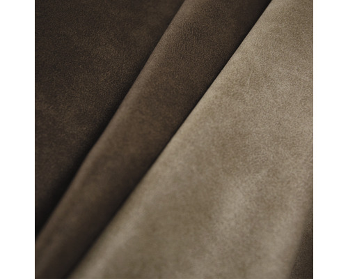 Nahaufnahme von Möbelstoff in verschiedenen Brauntönen
