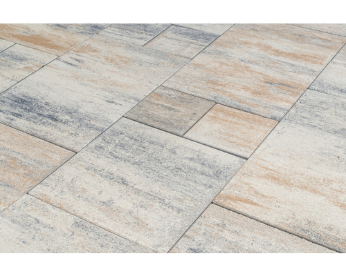 Pavés en béton posés à l''extérieur