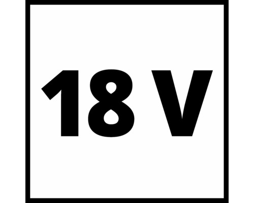 Symbol für 18 Volt