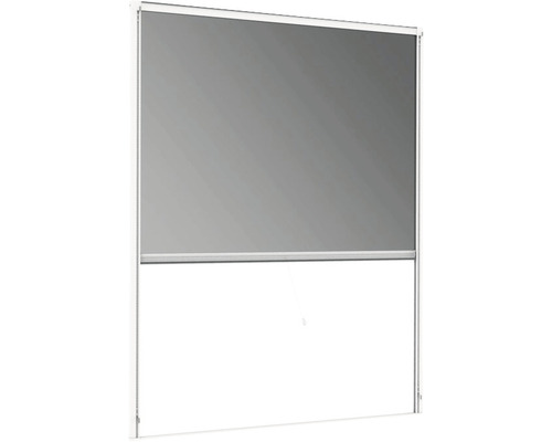 Moustiquaire Windhager COOL protection solaire fenêtre-store blanc 100x160 cm Moustiquaire enroulable pour fenêtre