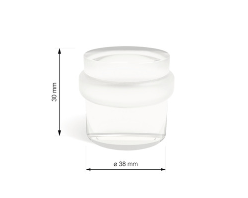 Butoir de porte en plastique mesurant 30 mm de haut et 38 mm de diamètre