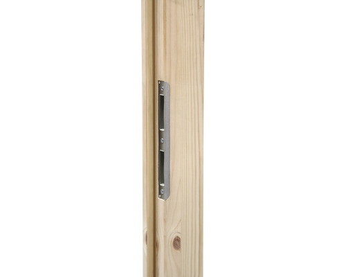 Porte en bois avec serrure à mortaise