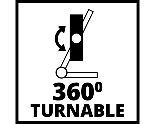 Symbol für 360 Grad drehbar