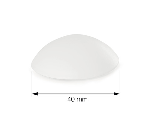 Tarrox Türpuffer selbstklebend weiß Ø 40 x 10 mm 2 Stück
