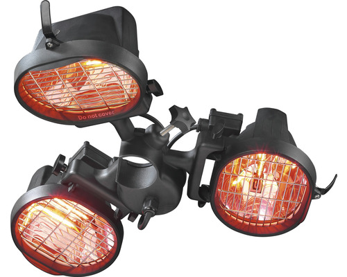 Lampe infrarouge triple pour application thermique locale