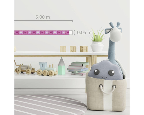 Szene mit Bordüre für Kinderzimmer, Länge 5 Meter