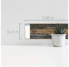 Bordüre 9060-14 Only Borders 9 selbstklebend Holzoptik braun 5 m x 17,7 cm