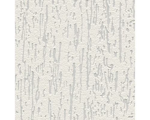 Papier peint intissé 1689-17 Meistervlies ProProtect enduit blanc Gros plan d''une façade crépie avec une structure rainurée