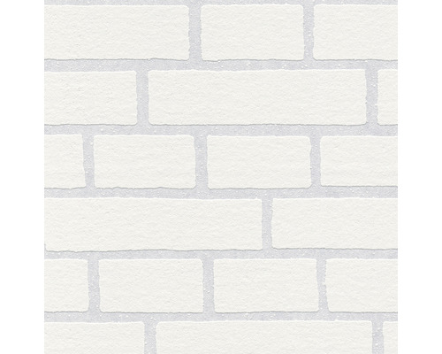 Papier peint intissé 2454-10 aspect mur blanc