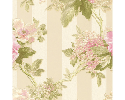 Papier peint intissé 30446-4 Romantica bouquet de fleurs rose