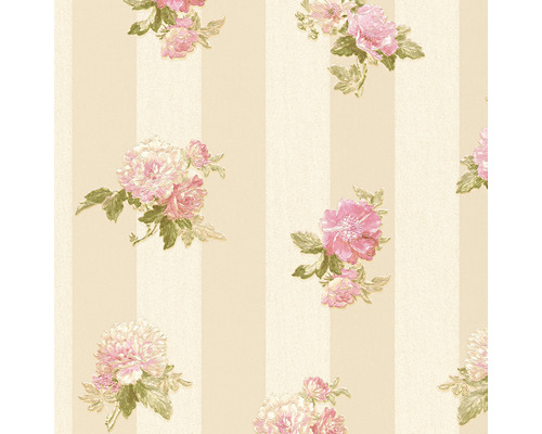 Vliestapete 30447-4 Romantica Blumen rosa