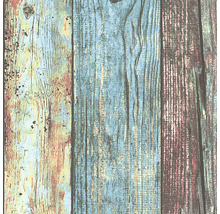 Papier peint aspect planches de bois