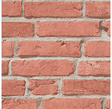 Gros plan d''un papier peint avec un motif de briques