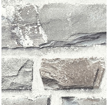 Papier peint intissé 36140-3 Neue Bude 2.0 pierre de taille gris