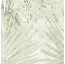 Papier peint intissé 36385-4 Attractive 2 feuille de palmier vert clair