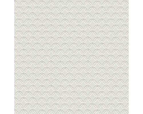 Papier peint intissé 36897-4 Metropolitan Uni losanges gris clair Papier peint avec motif losanges répétitif
