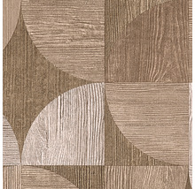 Papier peint intissé 36913-4 Metropolitan Stories aspect bois marron beige