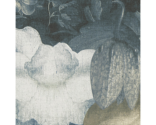 Nahaufnahme einer Tapete mit Blumenmuster