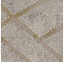 Papier peint intissé 36928-3 Metropolitan Graphique gris chaud