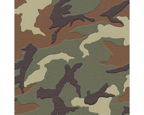 Papier peint intissé 3694-06 Boys & Girls camouflage brun/vert