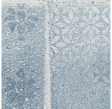 Nahaufnahme einer strukturierten Tapete mit floralem Muster