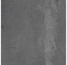 Graue Bodenfliese mit Zementoptik.