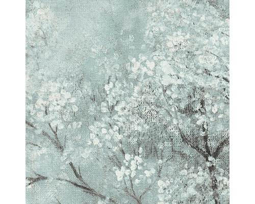 Papier peint avec motif d''arbres en fleurs