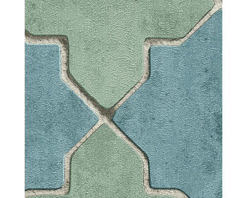 Gros plan de pavés avec motif géométrique