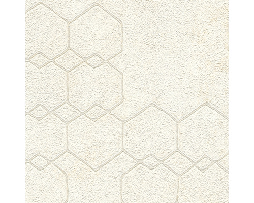 Papier peint clair avec motif hexagonal