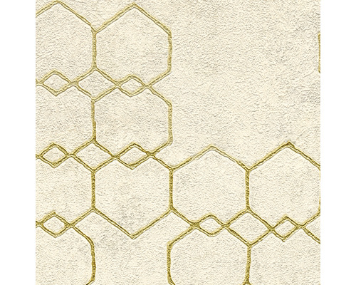 Papier peint avec motif géométrique d''hexagones