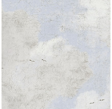 Papier peint avec motif de nuages et surface légèrement structurée