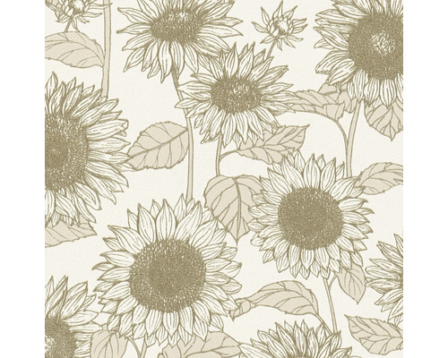 Tapete mit Sonnenblumenmuster
