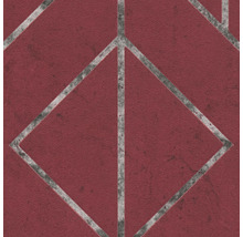 Papier peint avec motif géométrique en losanges